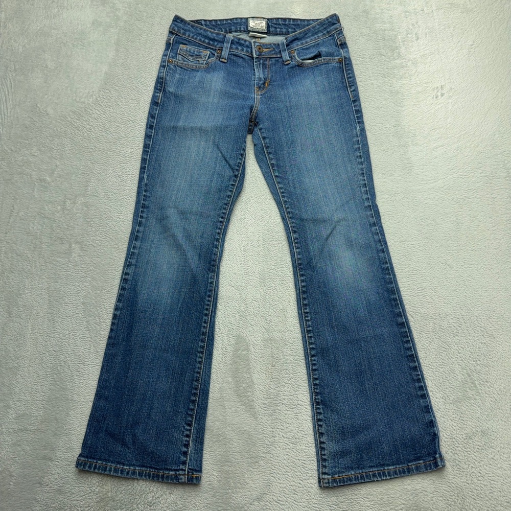 Levi's Jeans Womens 6 Blue 545 Low Boot Cut Denim Stretch Classic Casual